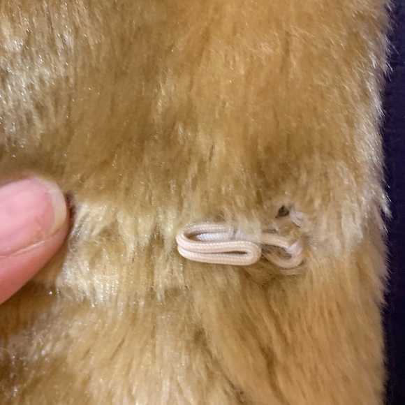 Newport News Gold tones faux fur and suede coat 24 hour sale🔴 - Picture 7 of 16